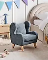 Kindersessel FARUM Bouclé Dunkelblau
