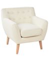 Sessel MOTALA Stoff Hellbeige