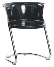 Set of 2 Dining Chairs OSHKOSH Black_1107654