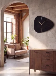 Wall Clock LOKTAK 56 cm Dark Brown_917111
