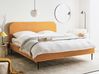 Bett mit Lattenrost Cord FLAYAT 180 x 200 cm Orange