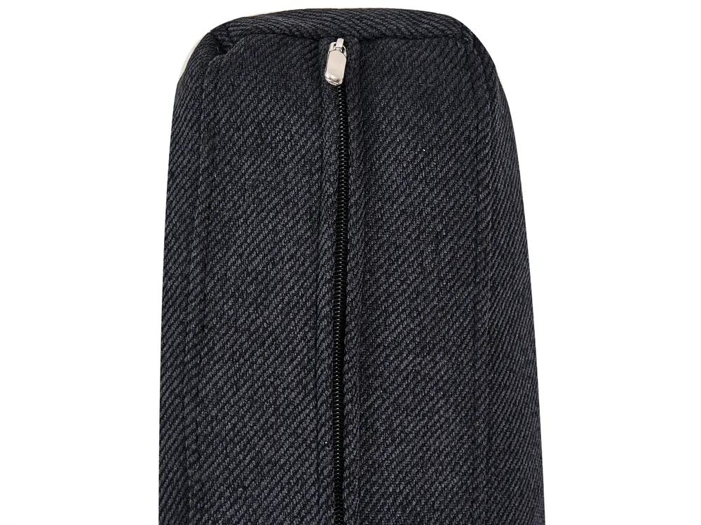 Schlafsofa 2-Sitzer EDLAND Stoff Schwarz_798423
