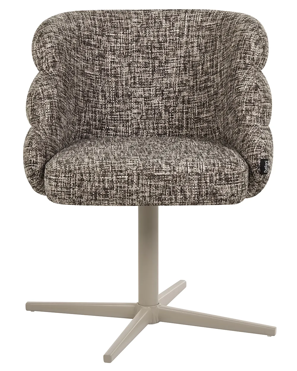 Dining Chair Swivel YOUNGSTOWN Fabric Taupe_1161807