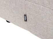 Verstellbares Bett ohne Kopfteil Stoff DUKE 160 x 200 cm Beige_951729