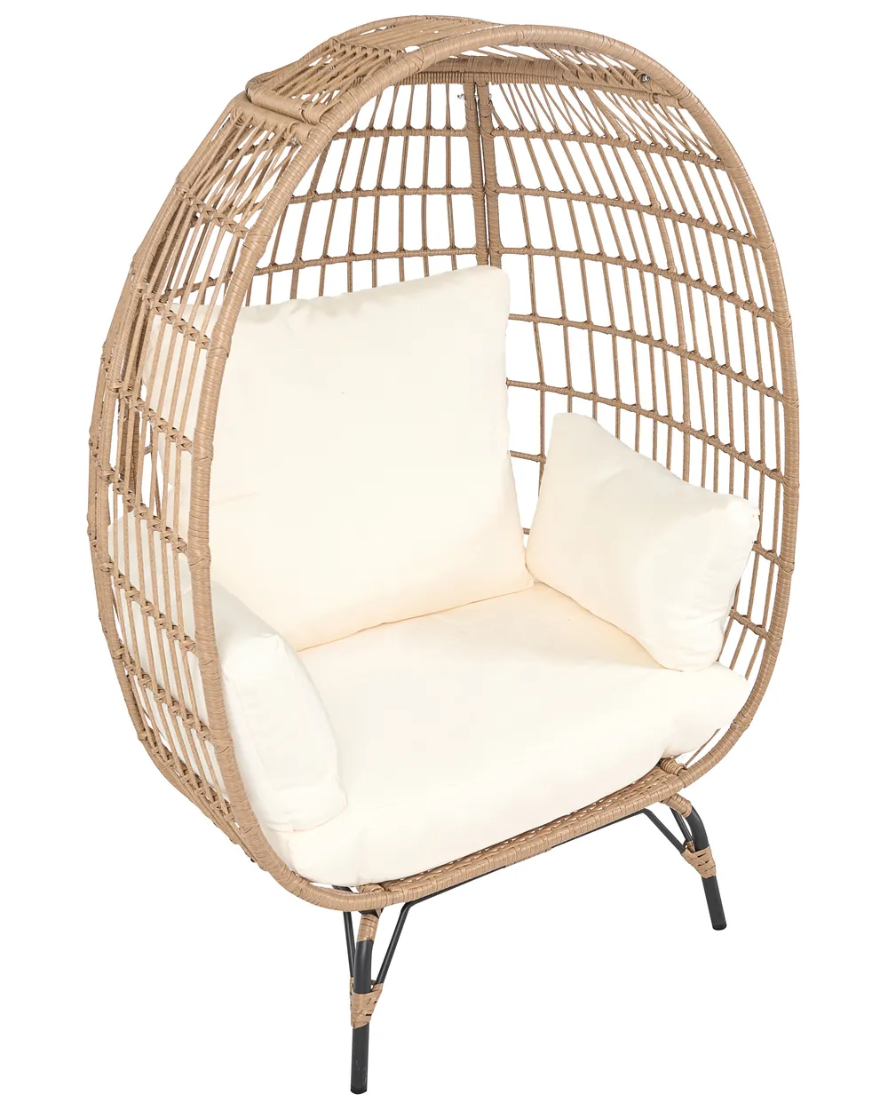 Gartenstuhl VEROLI Polyrattan Beige_1068639