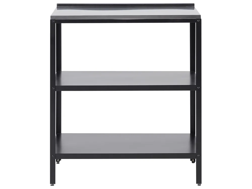 Outdoor-Küche 3er Set VILAMA Schwarz Metall_872553