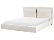 Bed Fabric BAJONNA 160 x 200 cm (EU King Size) Light Beige_1010692