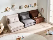 1-Sitzer Schlafsofa DELLEN Stoff Dunkelgrau_1031376