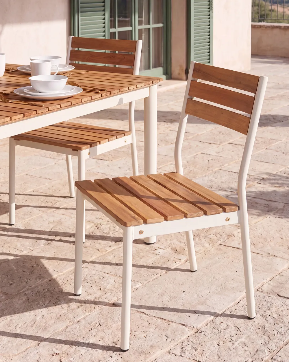 Gartenmöbel Set 4-Sitzer CORRICELLA Akazienholz Braun_1125177