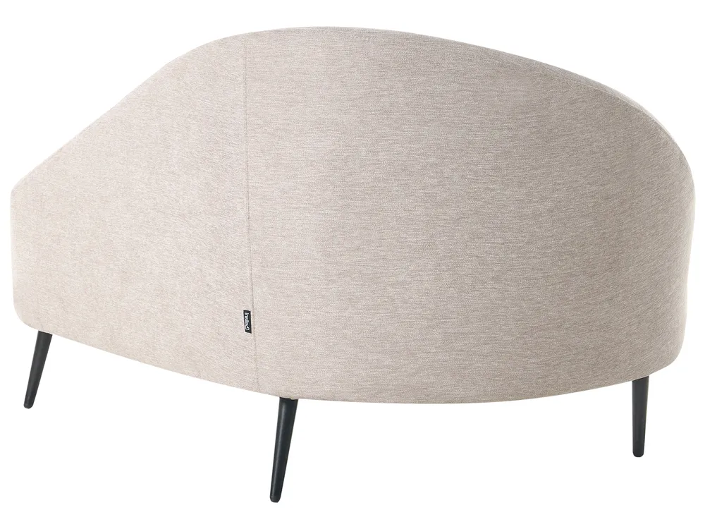 Left-Hand Chaise Longue VALREAS Fabric Taupe_969259