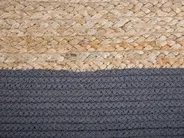 Pouf KIRAMA Jute Dunkelgrau_728794