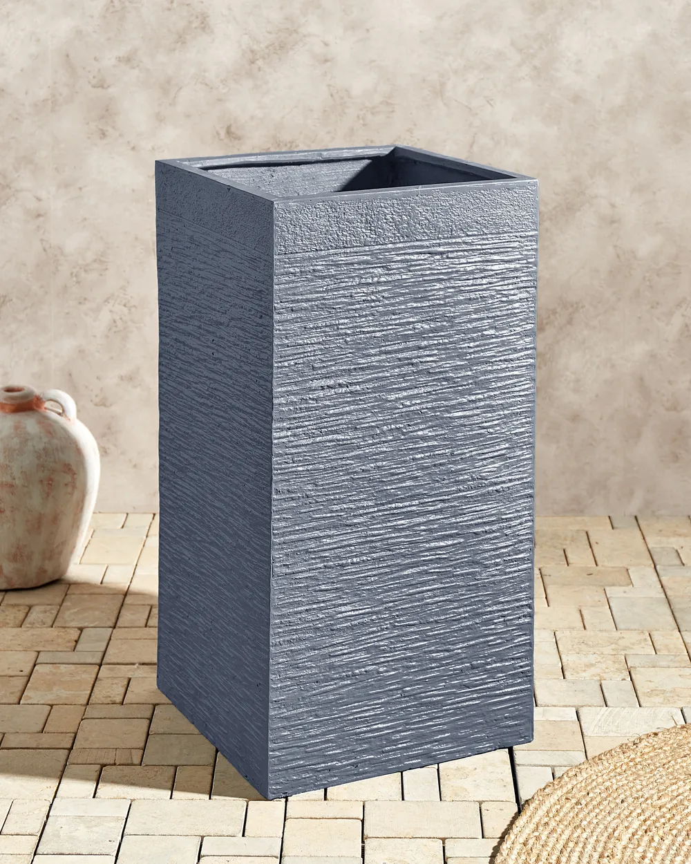 Blumenkübel DION 40 cm Grau