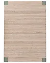 Teppich AMRAVATI Beige / Grün 160 x 230 cm Jute