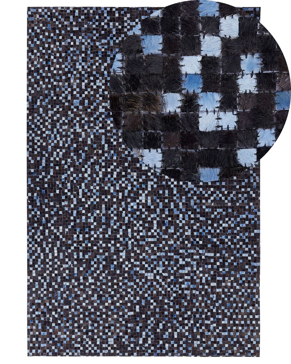 Preproge IKISU Temno rjava barva 140 x 200 cm Koža