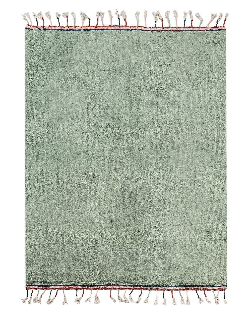 Kids Rug CAPARLI Light Green 140 x 200 cm Cotton