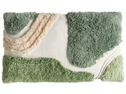 Dekokissen 3er Set ALSTONIA 30 x 50 cm 45 x 45 cm Baumwolle Grün Abstraktes Muster_1039979