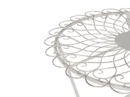 Bistro Set klappbar STIFFE Metall Weiß_856147