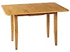 Ausziehbarer Esstisch MASELA Braun 90/120 cm 60 cm Holz