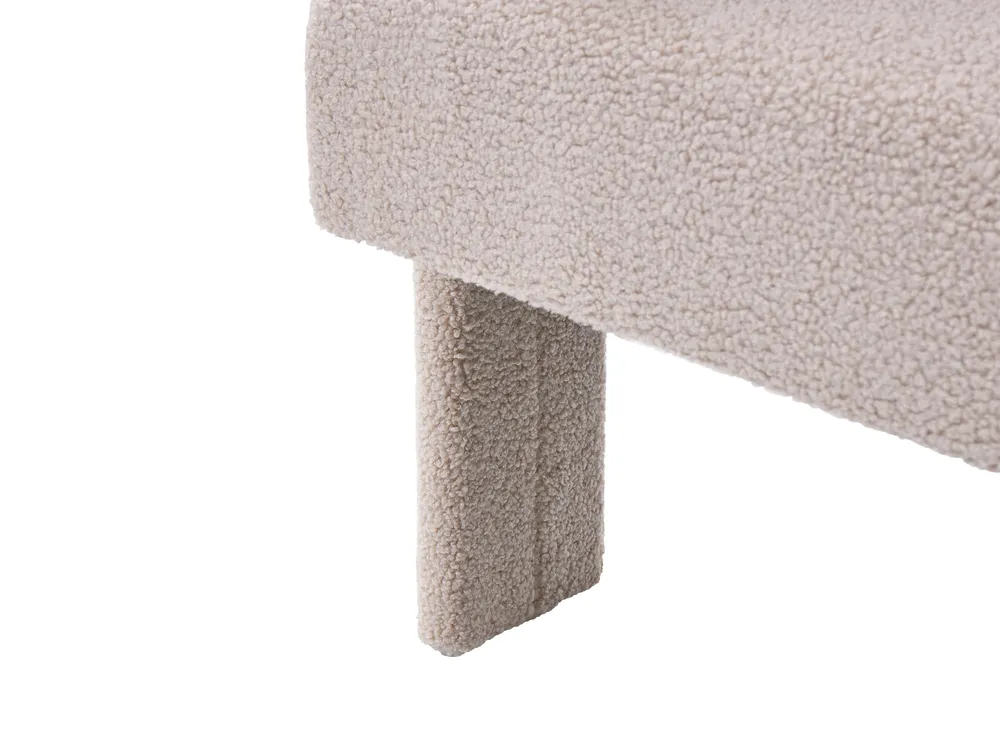 Sofa 2-Sitzer ILBRO Bouclé Hellbeige_1059052