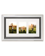 Frame for 3 Photos DALABA Silver_812904