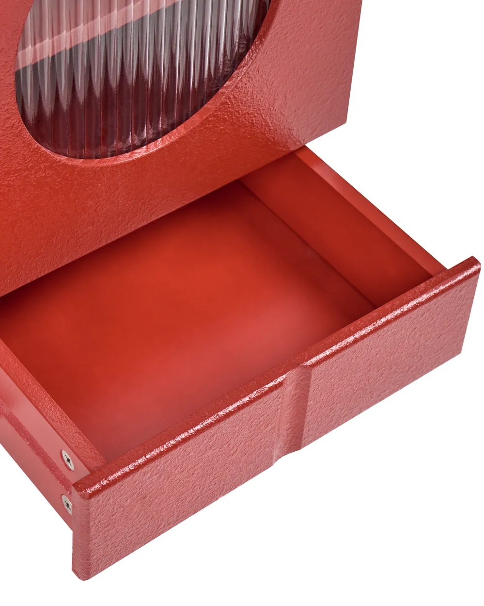 Cabinet EDGAR 89 cm Red with Wheels_1064622