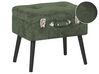 Hocker mit Stauraum MALLARD Cord Dunkelgrün