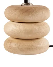 Table Lamp BETWA Mango Wood Light Brown_985959