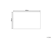 Fußmatte CLARK Blaugrün 50 x 80 cm Kaninchen Kokosfasern_1050975