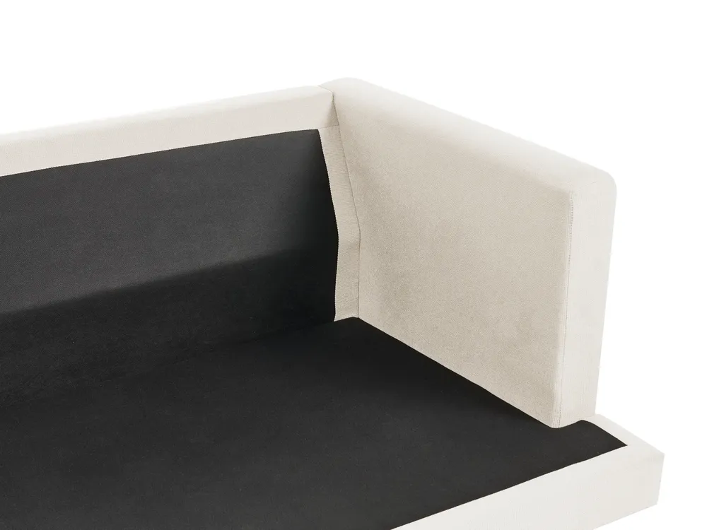 Sofa 3-Sitzer JARPEN Stoff Hellbeige_941539
