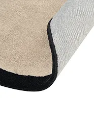 Rug SAKARO Taupe ø 160 cm Wool_1144420