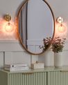 Wandlampe 2er Set ANADYR Glas Rosa