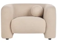 Sofa Set 5-Sitzer LEIREN Bouclé Beige_920739