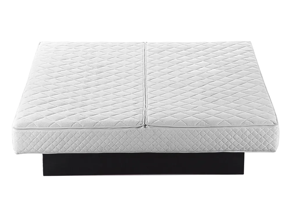 Waterbed Faux Linen LESTRE 180 x 200 cm (EU Super King) Taupe_962735