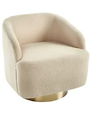 Armchair LAVIK Boucle Beige_952197