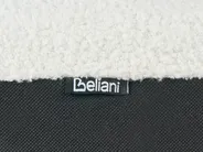 Bett mit Schubladen SOUTRIN Bouclé Cremeweiß 180 x 200 cm_993514