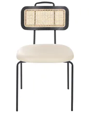 Esszimmerstuhl 2er Set ADELANTO Metall Hellbeige_1039729