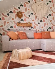 Set of 2 Decorative Cushions MARIGOLD 45 x 45 cm Orange Solid_983142