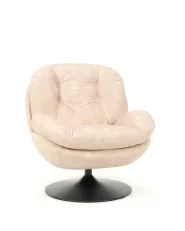 Drehsessel NOLVIK Samtstoff Hellbeige_1168100