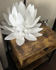 Tischlampe Blume MUSONE Weiß_940280
