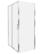Duschkabine YORO 80 x 100 x 185 cm Silber_944604
