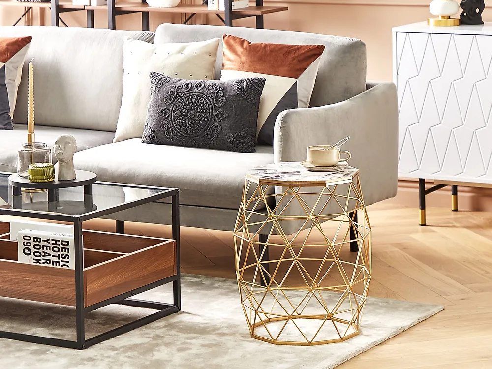 Side Table HALSEY Gold_1183413