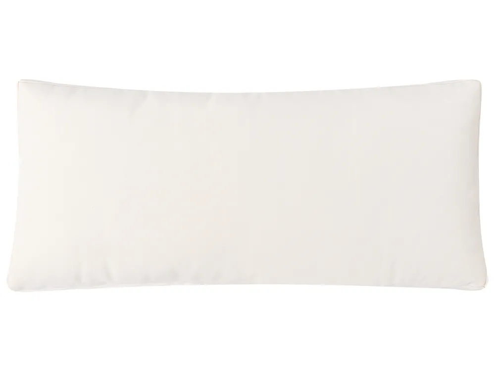 Garten Ecksofa mit Tisch 5-Sitzer FRAZZANO zertifiziertes Akazienholz Cremeweiß_1028743