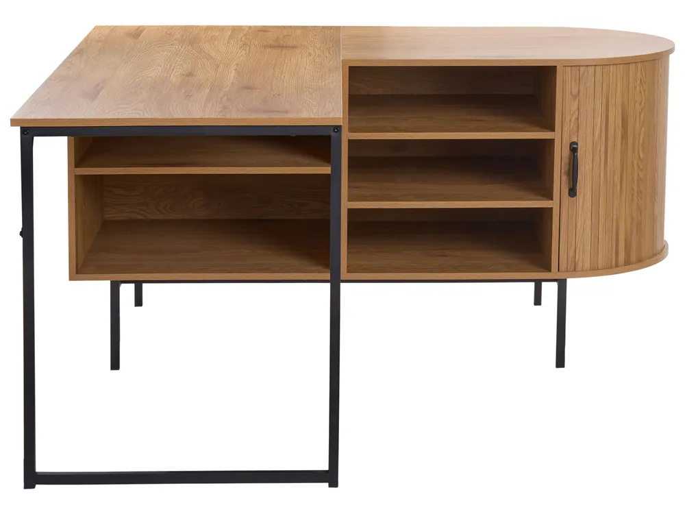 Eckschreibtisch SOLARI 140 cm 140 cm Hellbraun_1045904