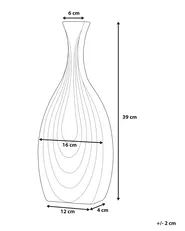Dekovase THAPSUS 39 cm Keramik Weiß_734304