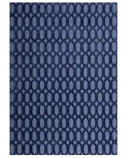 Teppich CIZRE Marineblau 160 x 230 cm Viskose_750435