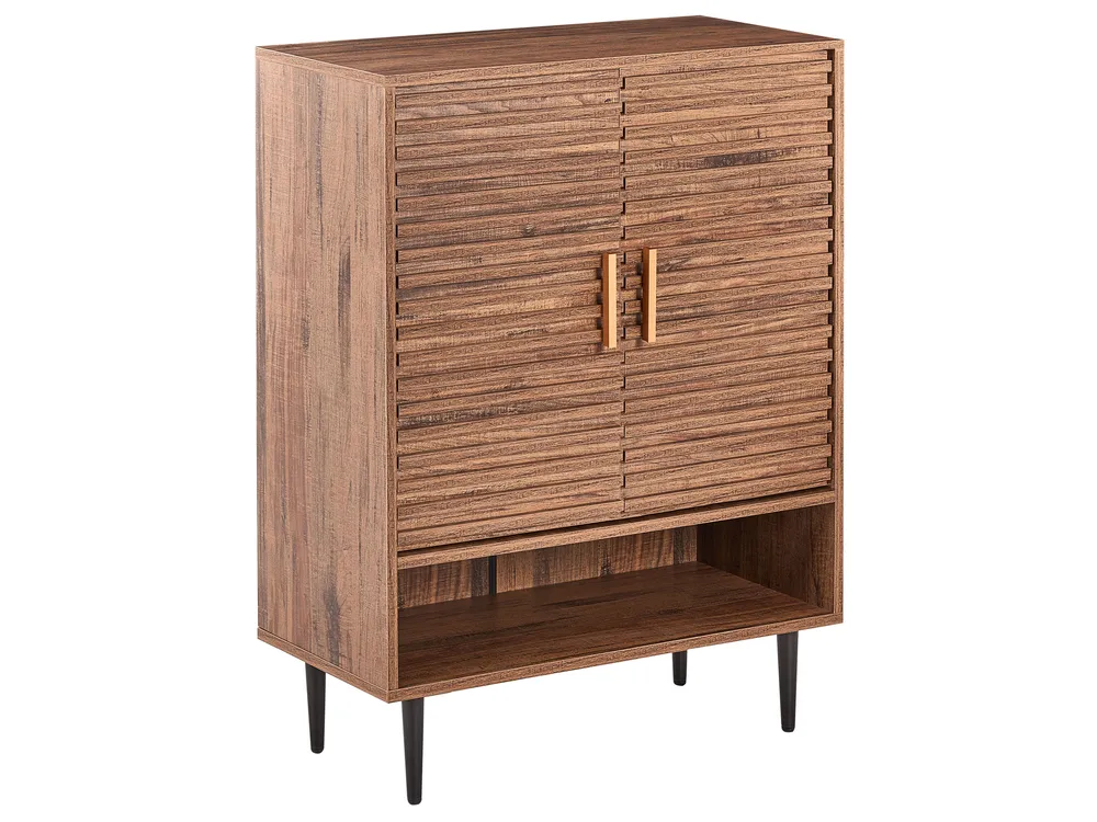 Schuhschrank KEITH Dunkelbraun