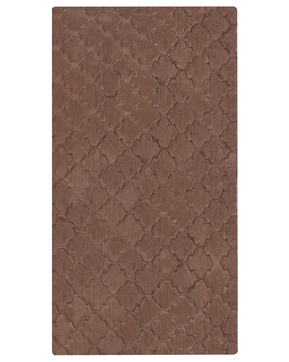 Kunstfellteppich GHARO Braun 80 x 150 cm_866683