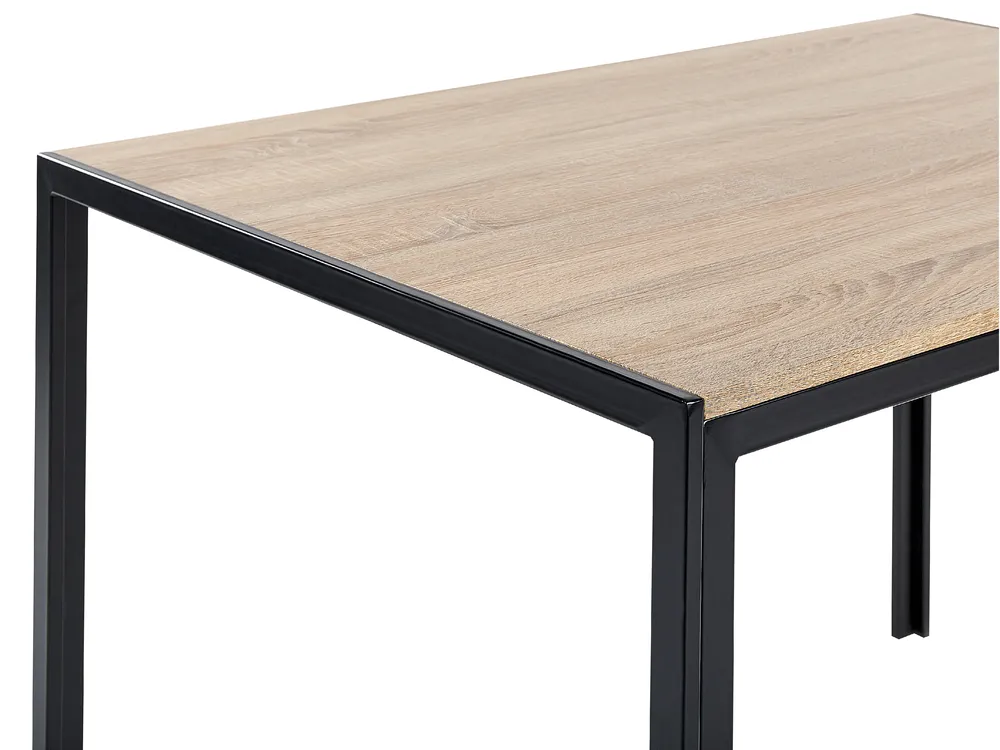 Dining Table NEWFIELD Light Brown 120 cm 80 cm_850666