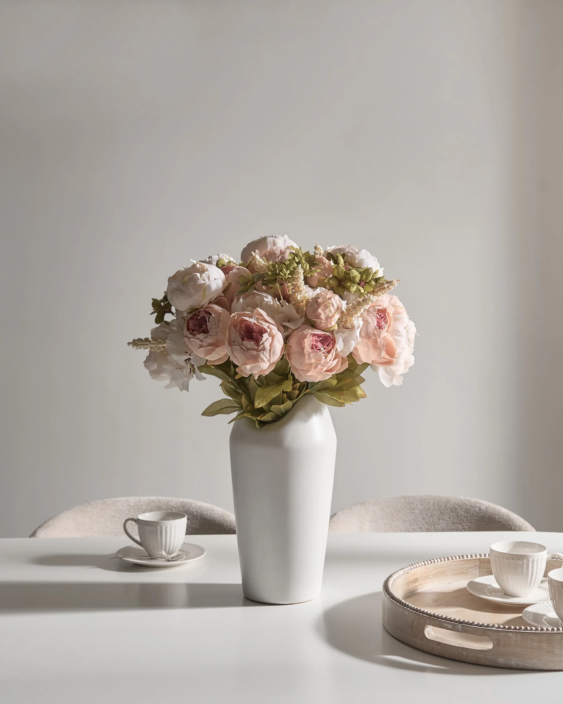 Künstlicher Blumenstrauß RAPOSA 45 cm Pastellrosa_1028423