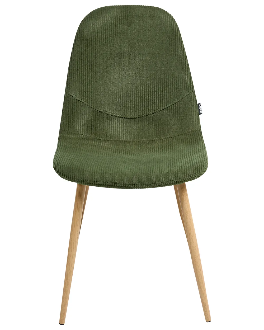 Esszimmerstuhl 2er Set HILDEN Cord Grün_995204